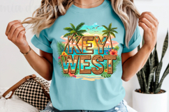 Key West PNG, Vintage Florida Beach Lighthouse Sublimation Product Image 8