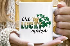 One Lucky Mama Png | Digital Download | File For Sublimation Product Image 7