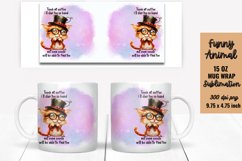Funny Animal Quotes Mug Wrap Sublimation Product Image 1