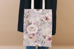 Lavender Toile Digital Paper Pack, Vintage Floral Toile Product Image 8