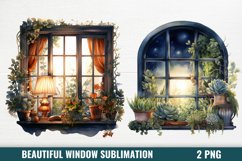 Beautiful Window Sublimation, Window Clipart Product Image 1