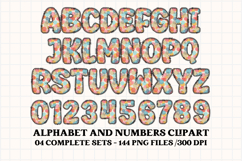 Summer Alphabet clipart, summer letters doodle Product Image 2