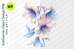 Elegant Watercolor Floral Design Clipart Product Image 1
