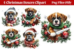 Christmas Boxers Clipart PNG Product Image 1