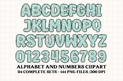 Baby Boy Alphabet PNG Clip Art, baby boy letters doodle Product Image 2