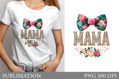Mother's day Sublimation. Mother's day T-Shirt Design Product Image 1
