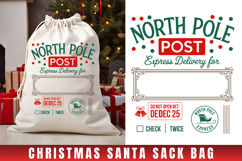 North Pole SVG| Christmas Gift Bag Product Image 1