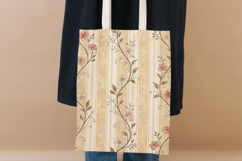 Rustic French Toile Digital Paper Pack, Vintage Floral Toile Product Image 8