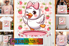 Sweet PNG Art for TSHIRTS, Cute Goose Product Image 1