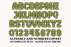 Thanksgiving Alphabet clipart, thanksgiving letters doodle Product Image 2