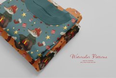 Christmas Patterns Santa Winter Print Digital Paper JPEG Product Image 8