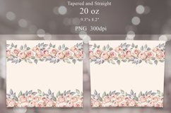 Floral Tumbler Sublimation Bundle | Roses Tumbler Wrap 20oz Product Image 9