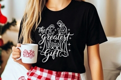 The Greatest Gift Svg, Christian Christmas Svg, Jesus Svg. Product Image 7