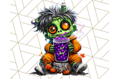 Spooky Café Cuties Halloween PNG Clipart, Holiday Elements Product Image 4