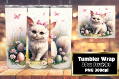 TRENDY 20oz Tumbler Design for DIY , Cute Easter Product Image 1