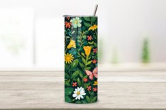 Floral Spring 3D Seamless Design Tumbler Wrap, 3D Spring PNG Product Image 2