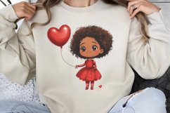 Cute Watercolor Valentines Day Clipart PNG Product Image 1