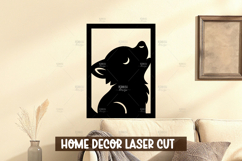 Baby Animal Wall Art SVG for Nursery Room Decor Laser Cut Product Image 1