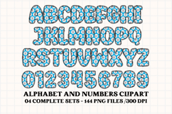 Baby Boy Alphabet PNG Clip Art, baby boy letters doodle Product Image 2