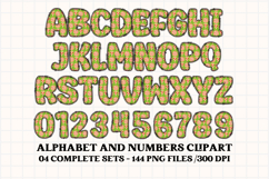 FAST FOOD Alphabet PNG Kids Classroom Sublimation Product Image 2