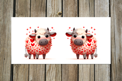 Valentine cow | 4 mug sublimation designs PLUS Product Image 4