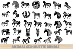 449 Animal Silhouette Stencil Bundle SVG, Celtic, Floral Product Image 8
