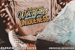 Embrace Your Weirdness Sublimation PNG Product Image 1