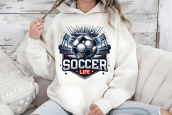 Soccer Life PNG, Sports Sublimation Design Product Image 7