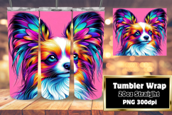 Lovely 20oz Tumbler Template for Gifts , Dog Product Image 1