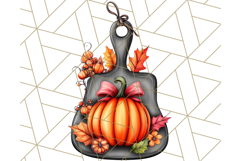 Fall Cottagecore Kitchen Clipart, Cozy Autumn Kitchen PNG Product Image 4