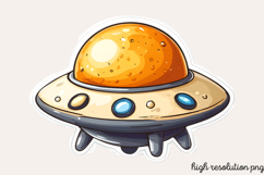 Space of Astronaut Watercolor Clipart PNG Product Image 1