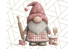 Cozy Winter Gnome Clipart PNG, Christmas Gnome Clip Art Product Image 4