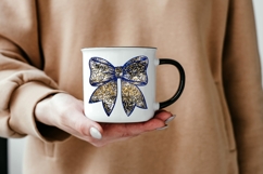 Plaid &amp; Glitter Bow Clipart Bundle Product Image 6