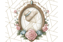 Vintage Cottagecore PNG Clipart, Phones Teacups Home Decor Product Image 4