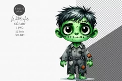 Halloween clipart, Zombie clipart, Autumn clipart Product Image 1