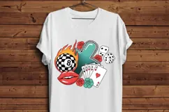 Vintage Gambling Tattoo PNG | Retro Casino Clipart Product Image 4