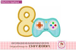 Game Numbers applique machine embroidery bundle 232G Product Image 3