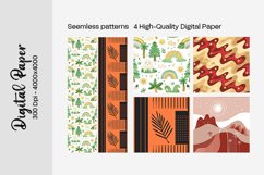 Boho digital paper Seamless backgrounds Product Image 9