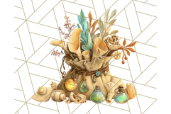 Woodland Potion Clipart Forest Apothecary Elements PNG Product Image 4
