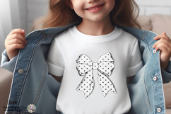 Polka Dot Bow PNG Chic Ribbon Fashion Coquette Design Product Image 5