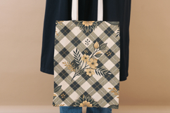 Ink Toile Digital Paper Pack, Vintage Floral Toile, Gingham Product Image 8