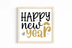 Happy new year 2025 SVG, Happy New Year SVG Product Image 3