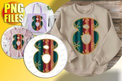 8 Doodle Letter Style Clipart Bright Festive Spirit! Product Image 1