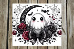 Funny ghost | Cute Halloween Skinny tumbler sublimation P2 Product Image 4