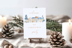 Watercolor Scandinavian Christmas Clipart Product Image 8