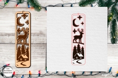 Winter Bookmarks Laser Cut Bundle | Glowforge | SVG Product Image 8