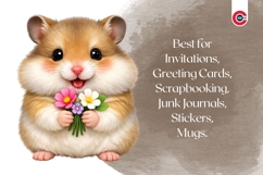 Adorable Baby Animal with Floral Bouquets Product Image 8