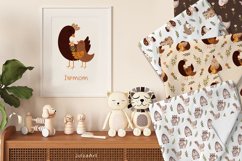 Mother and baby collection, Cute animals clipart &amp; patterns Product Image 8