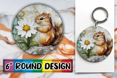 Heartfelt Circle Car Coasters PNG, Animals Product Image 1