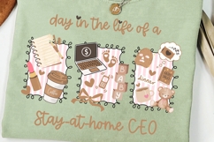 Coquette Day in the Life of a Stay-at-Home CEO Mom PNG DIY Product Image 4
